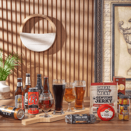 Charcuterie & Beer Flight Gift, beer gift, beer, charcuterie gift, charcuterie, beer flight gift, beer flight, Vermont delivery