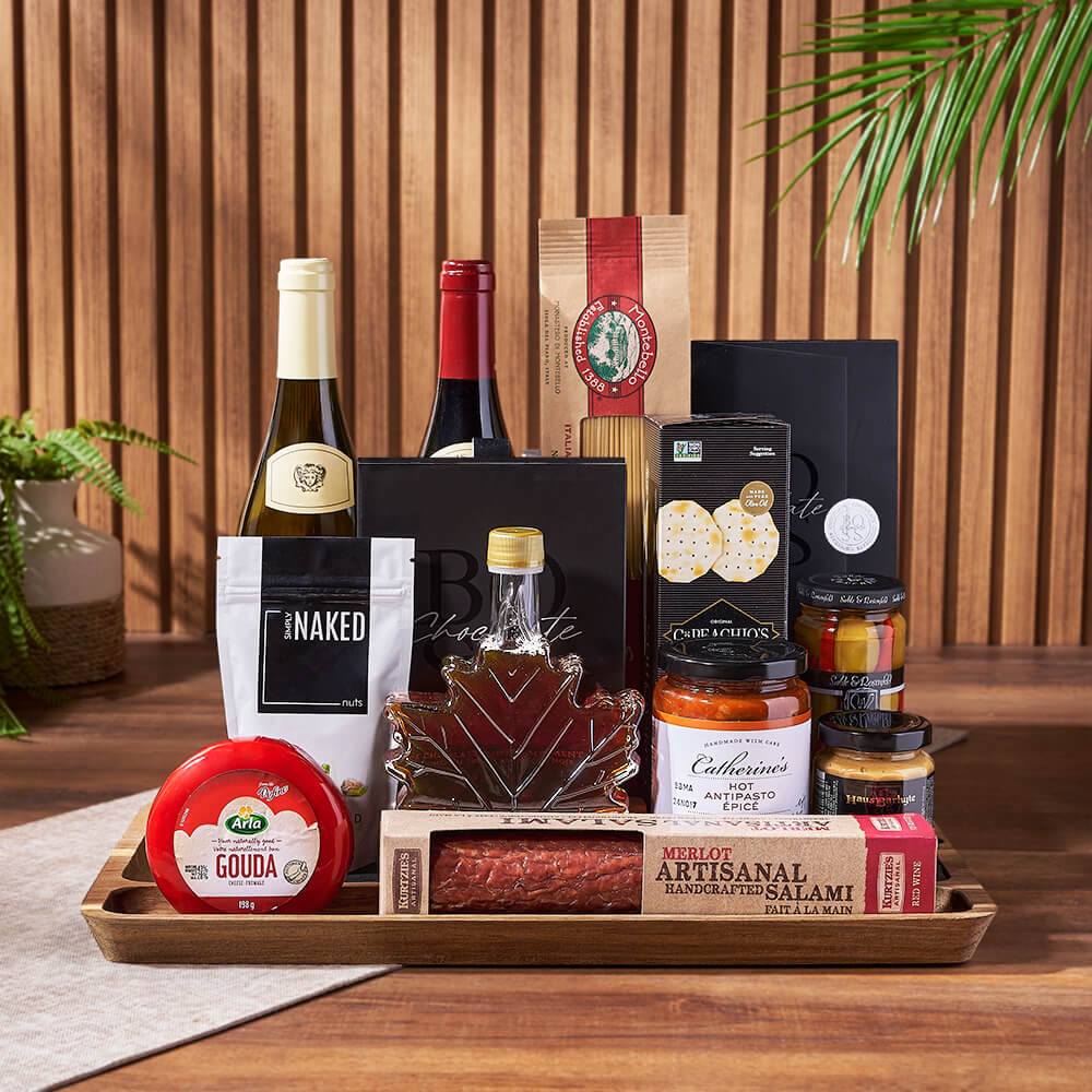 Two Bottles of Wine – how the gift is presented