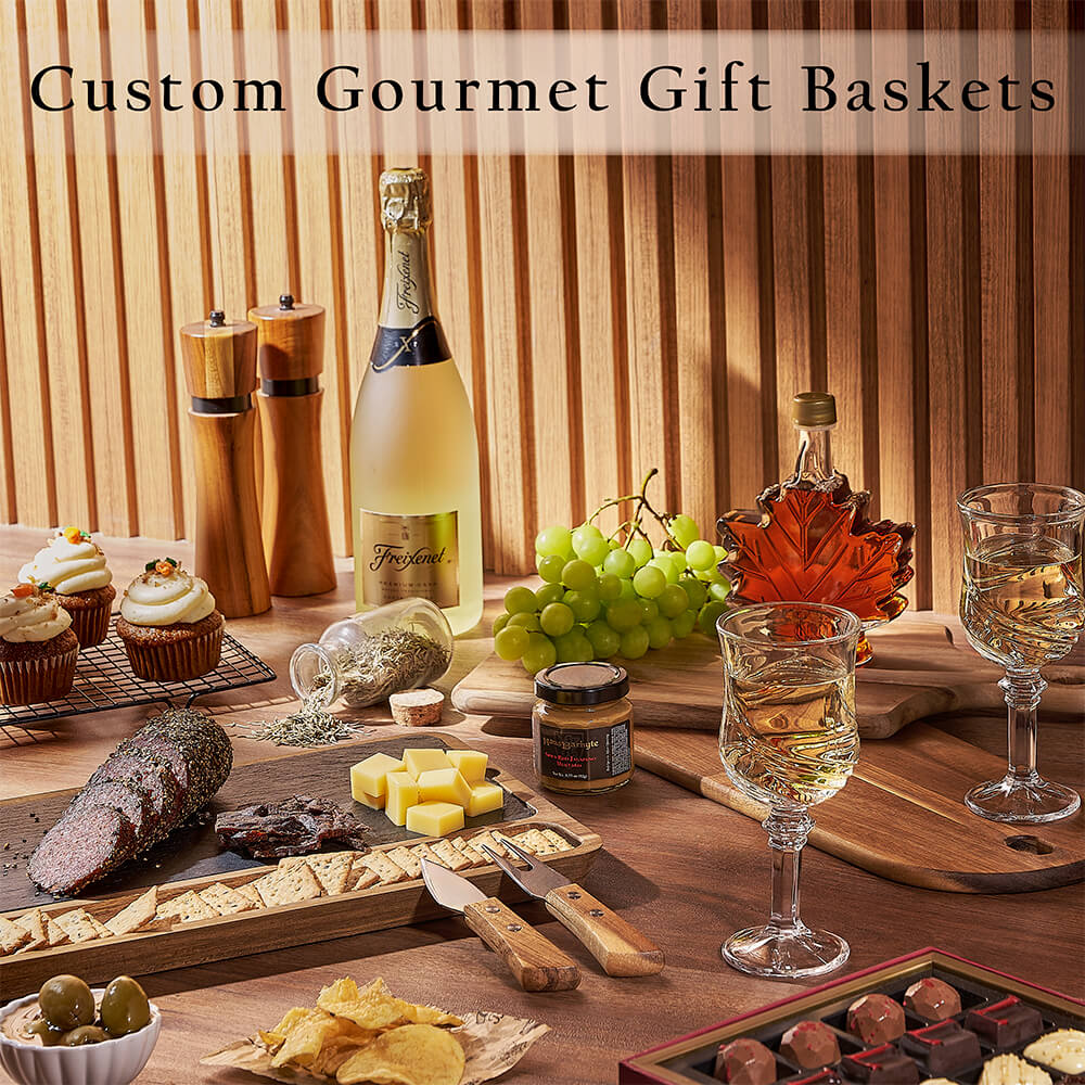 Custom Gourmet Gift Baskets from Vermont Baskets - Gourmet Gift Set - Vermont Delivery Custom Gourmet Gift Baskets from Vermont Baskets - Gourmet Gift Set - Vermont Delivery