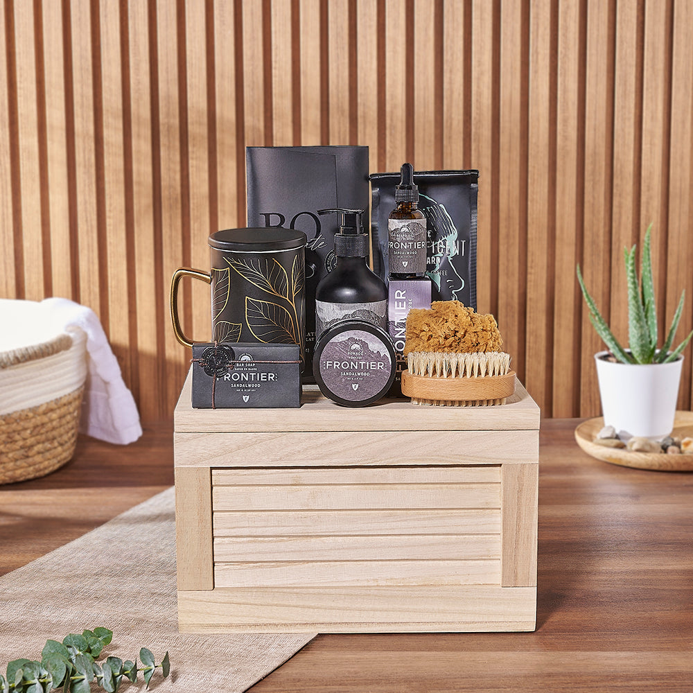Chocolate Spa Gift Set – how the gift is presented
