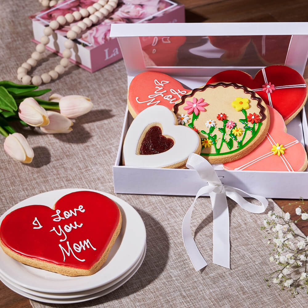 Six Cookie Basket for Mother's Day – how the gift is presented