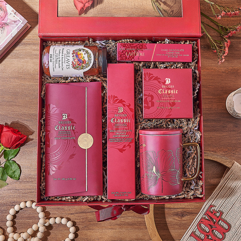 Valentine's Day Chocolate Mug Box – how the gift is presented