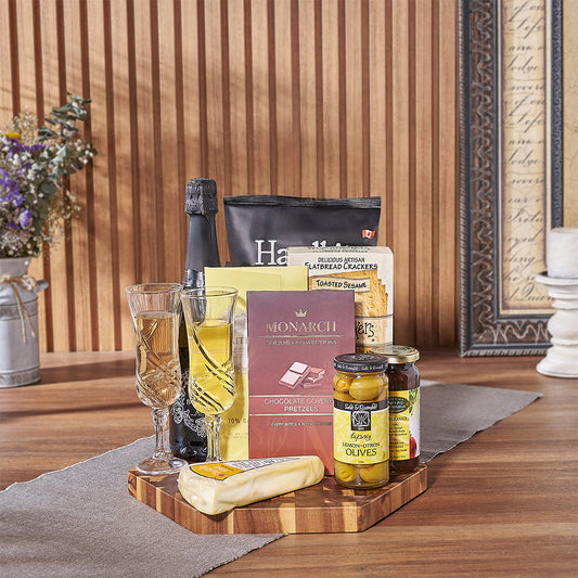Custom Mothers Day Gift Baskets - Deluxe Kosher Celebration Crate