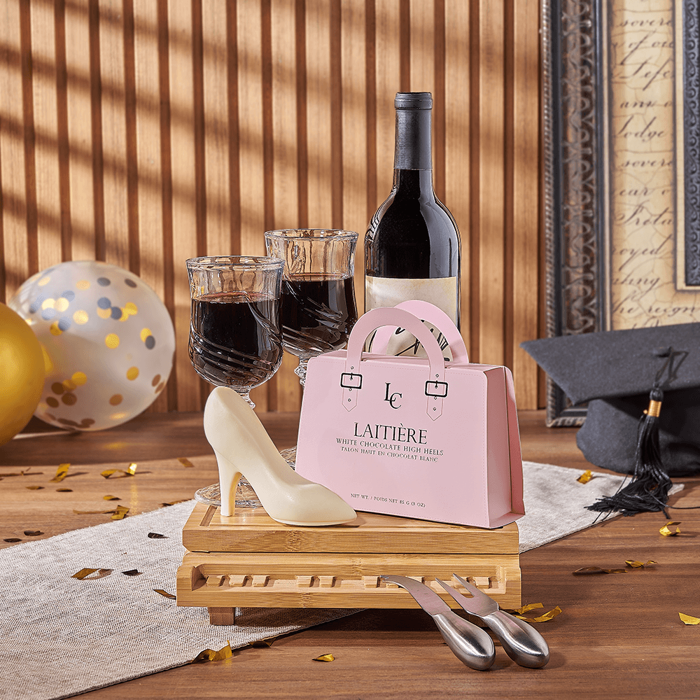 Wine & Piano Grad Gift, Vermont – how the gift is presented
