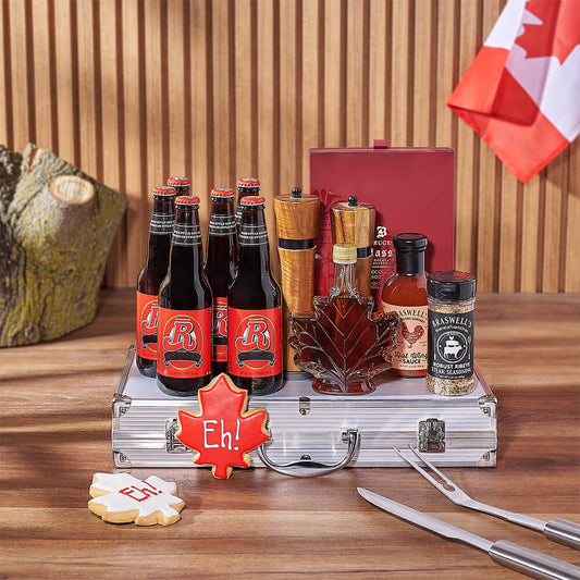 Canada Day Beer & Grill Gift Set, beer gift, beer, grill gift, grill, canada day gift, canada day, Vermont delivery