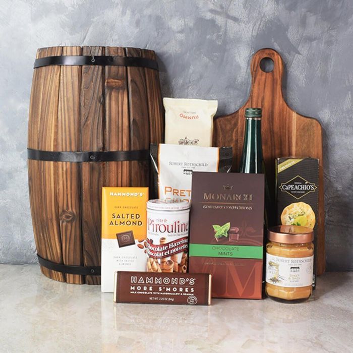 Rosh Hashanah Kosher Gourmet Basket – how the gift is presented