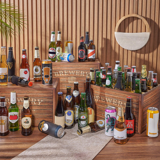 Custom Birthday Gift Baskets - Cheers to the Years with Beer