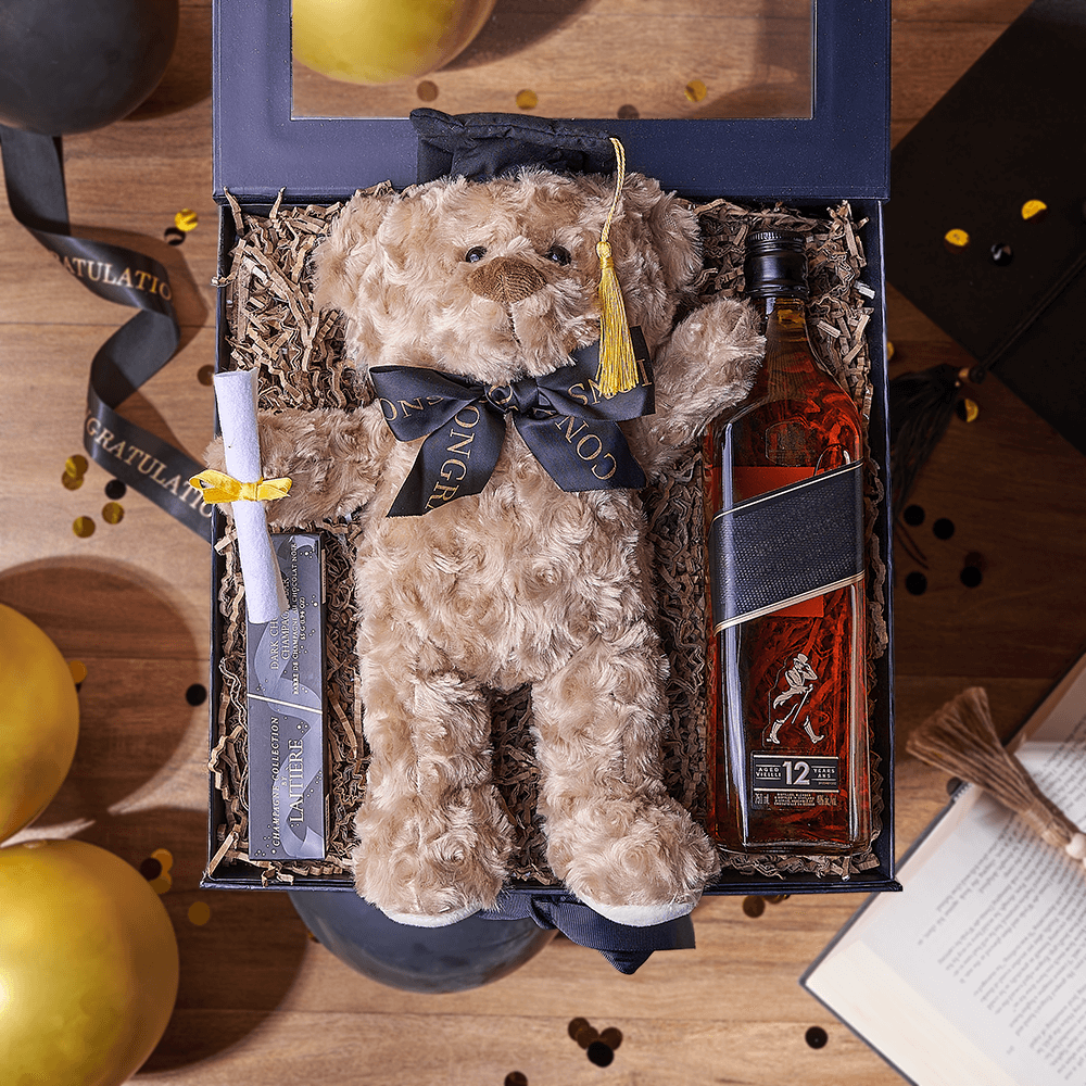 Whiskey Chocolate Celebration Box – how the gift is presented