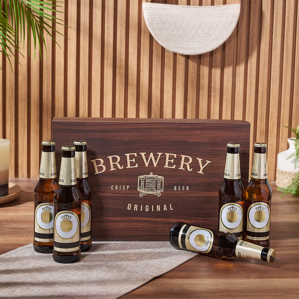St Patricks Day Beer Gift Box – how the gift is presented