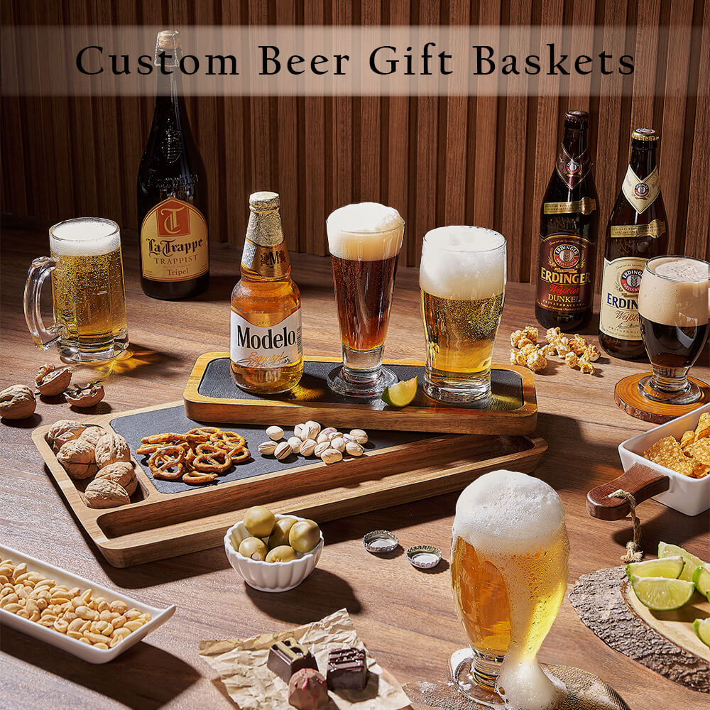 Custom Beer Gift Baskets from Vermont Baskets - Beer Gift Set - Vermont Delivery