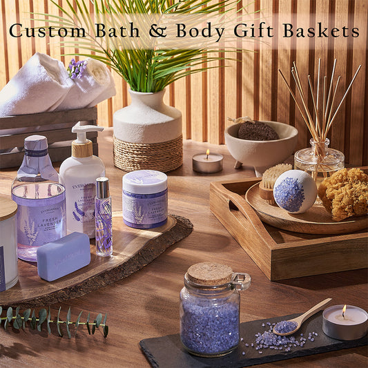 Custom Bath and Body Gift Baskets from Vermont Baskets - Spa Gift Set - Vermont Delivery