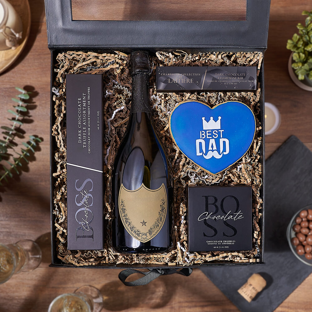 Sparkling Wine Father's Day Gift – how the gift is presented