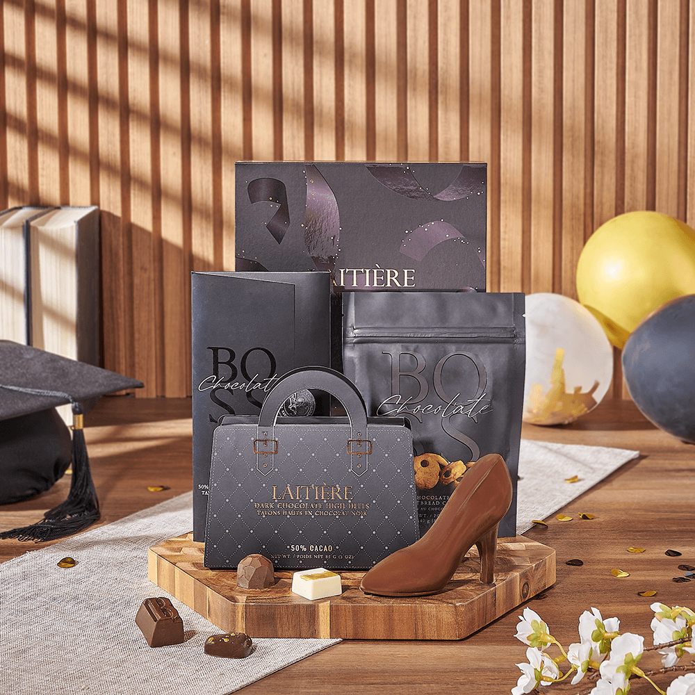 Graduation Acacia Chocolate Set – how the gift is presented