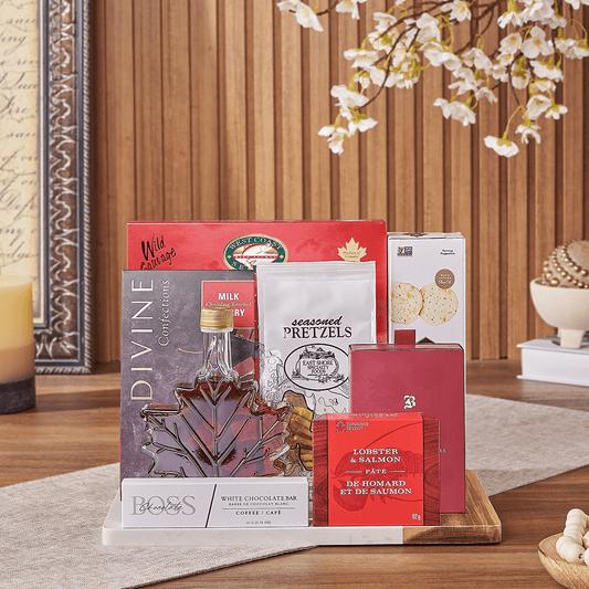 Custom Diwali Gift Basket - Halal Seafood & Sweets Gift