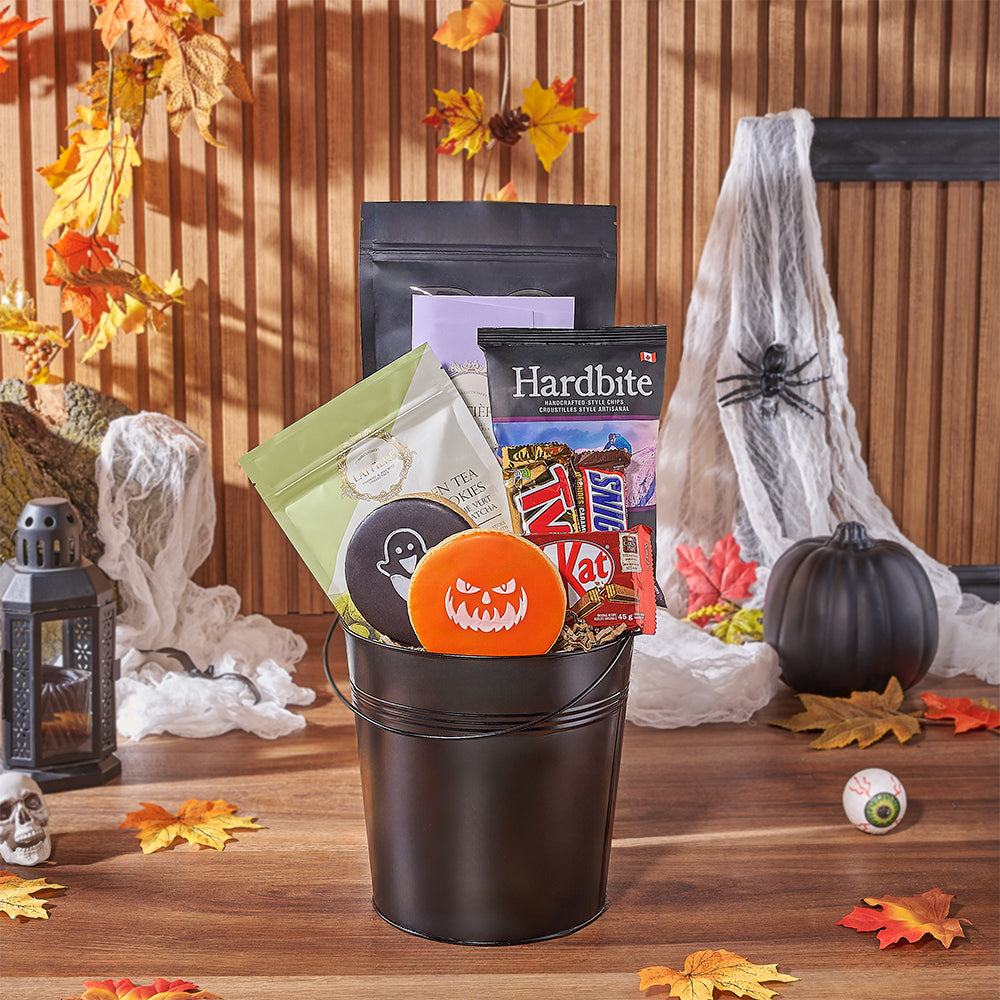 Halloween Tricks & Treats Gift Basket from Vermont Baskets - Sweets Gift Set - Vermont Delivery