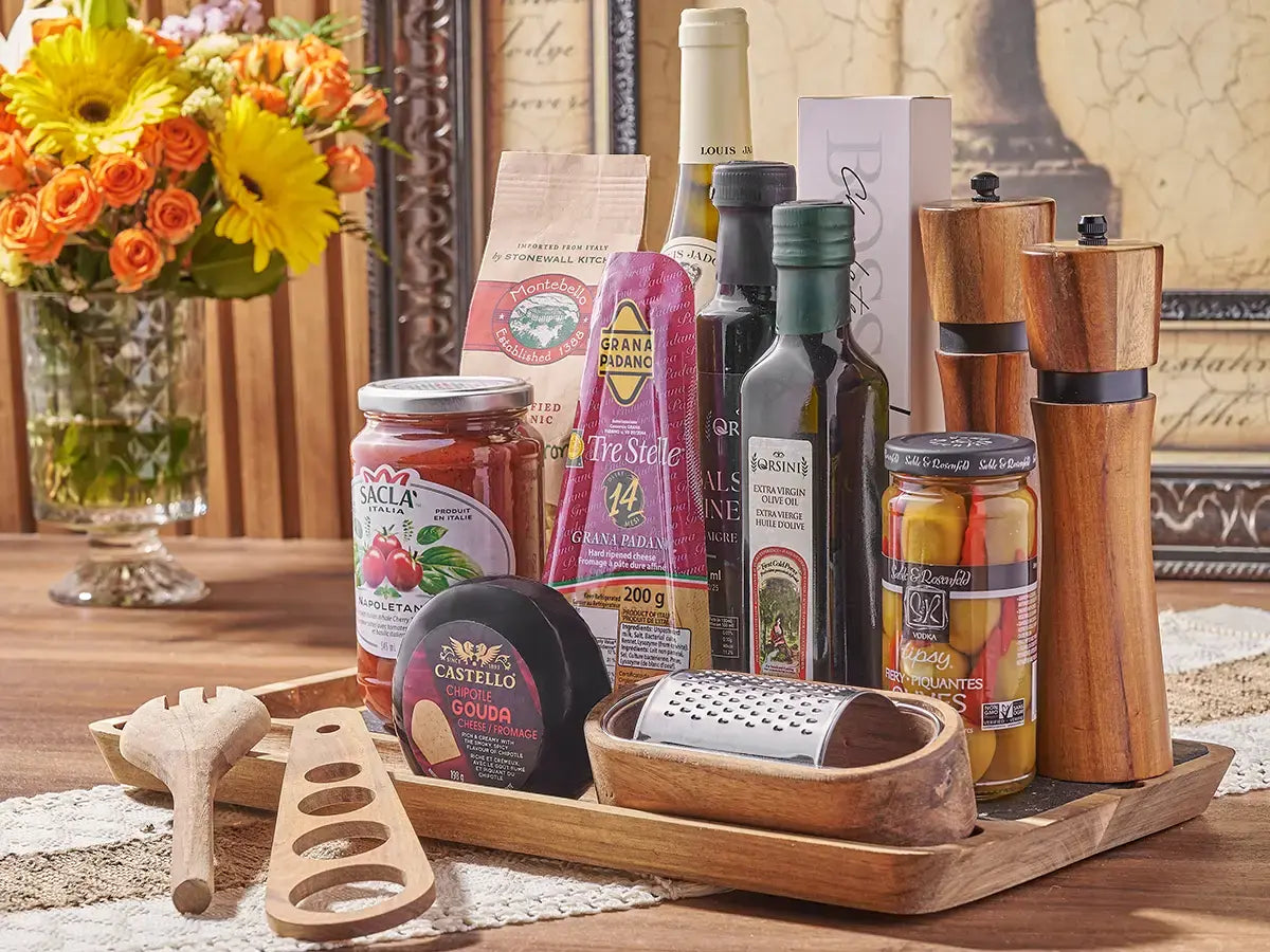 Prepared gift basket available for next-day delivery across Vermont