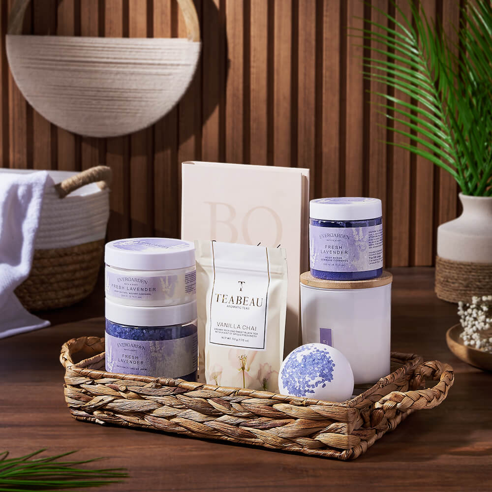 Vanilla Chai Spa Gift – how the gift is presented