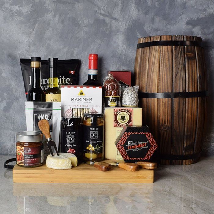 Rustic Italian Gourmet Gift Basket from Vermont Baskets - Vermont Delivery