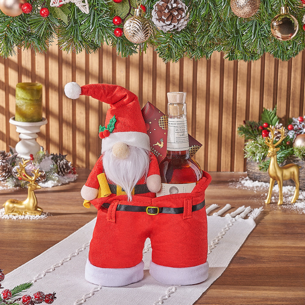 Santa Pants Spirits Gift Bag – how the gift is presented