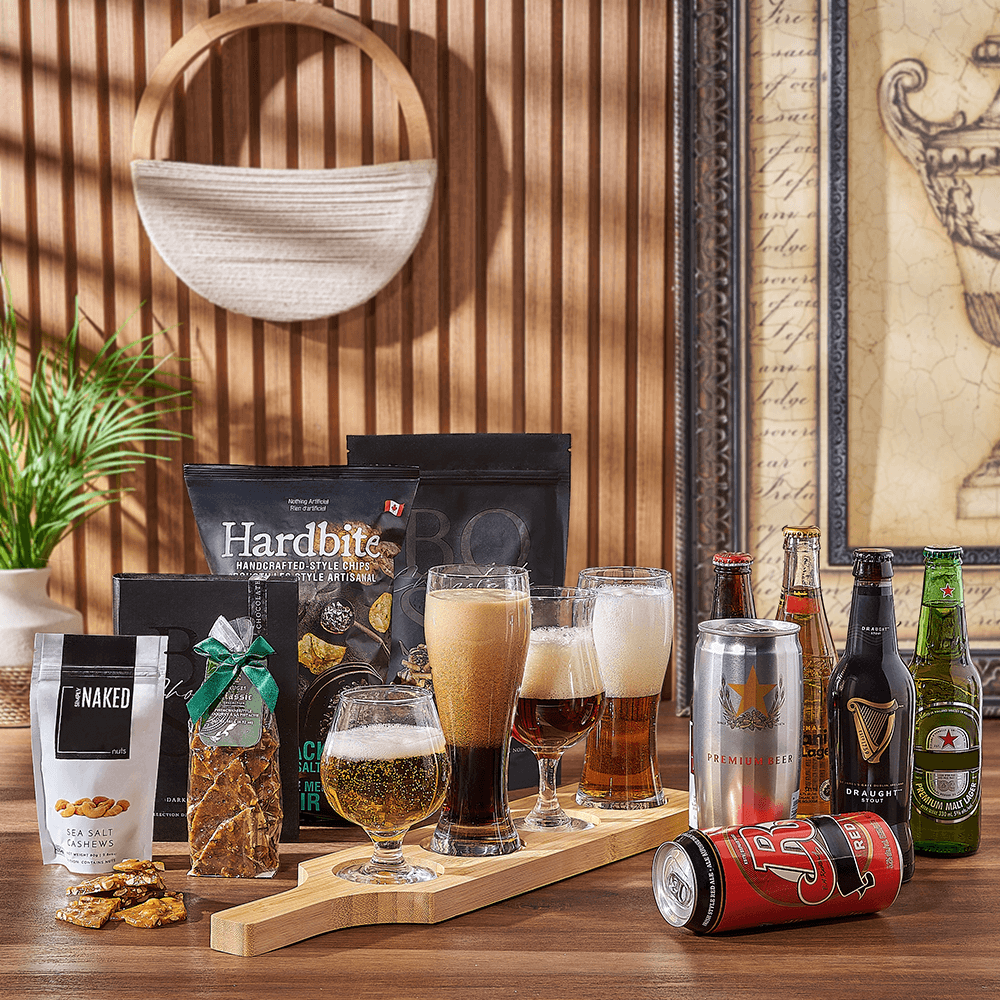 Sweet & Salty Beer Flight Sampler, beer gift, beer, chocolate gift, chocolate, Vermont delivery