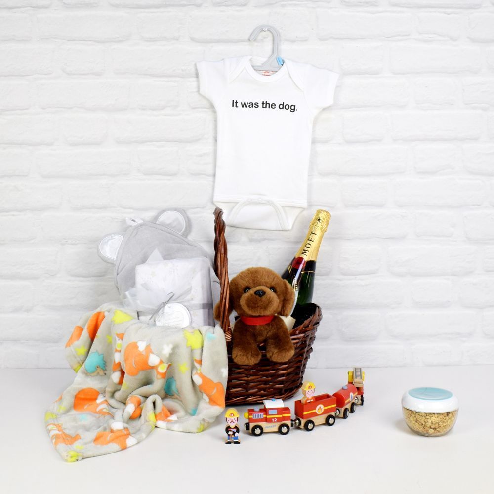 The Unisex Baby Celebration Set from Vermont Baskets - Vermont Delivery