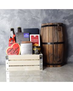Distillery Valentine’s Day Gift Crate, beer gift crates, gourmet gift crates, Valentine's Day gifts, gift baskets, romance
