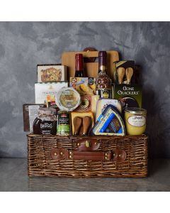 Deluxe Wine & Cheese Gift Basket