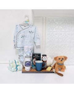 Tea & Sleepytime Gift Set, baby gift basket, welcome home baby gifts, new parent gifts