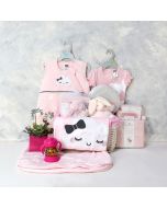 BABY GIRL'S SWEET DREAMS SET, baby girl gift hamper, newborns, new parents