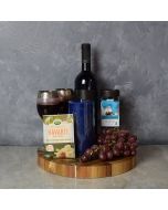 Kosher Wine & Cheese Gift Basket