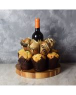 Wine & Muffins Gift Set