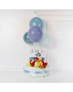 BALLOONS & WISHES BABY BOY GIFT SET, baby boy gift hamper, newborns, new parents
