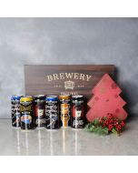 Christmas Cheer & Beer Gift Set, beer gift baskets, Christmas gift baskets, gourmet gift baskets

