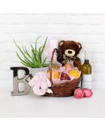 Teddy Bear Picnic Baby Gift Set with Wine, baby gift baskets, wine gift baskets