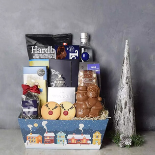 Santa's Reindeer & Liquor Gift Set Vermont