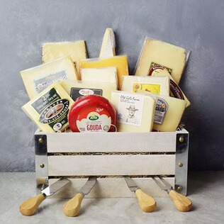 Say Cheese Gourmet Gift Basket Manchester