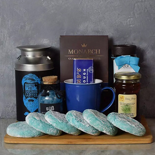 Kosher Coffee & Cookies Gift Basket Manchester